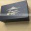 Black gold foil custom magnetic folding boxes with matt lamination