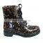 Ladies Clear Rain Boots, PVC Rain Boots For Women, Water Shoes With Flower Printing
