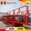 Heavy duty auto transport trailer with car transport hydraulic lift platform