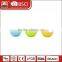 2017new wholesale colorful food grade PP salad plastic bowl with different sizes