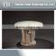 high quality natural marble with hand carved square coffee table