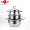 2016 big capacity different size hot sale stainless steel cookware pot sets