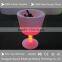 New Design LED Ice Bucket, led goblet shaped ice bucket, LED luminous ice bucket