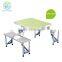 Aluminum alloy outdoor table folding, beer garden set