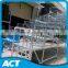 Temporary steel grandstand, grandstand chairs with plastic gym seats