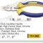 American style long nose plier with nikel plated