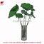 Real touch PU artificial flower accessory dried lotus leaves pond leaves