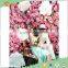 2016 New desight wholesale artificial flower wall, colorful wedding silk flowers