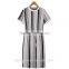 2016 latest plain dress for fat women with short sleeve,plus size/over size women casual dress for summer