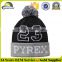 Winter hat with basketball teams logo