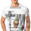 Wholesale Price 3D Printed T Shirt 100% Polyester Custom Men's T Shirts