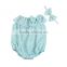 Wholesale Invory Newborn Plain Lace Baby Romper for babies