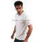 Fashion Men's Bulk White Plain Stand Neck T-shirt Shirt for Men Polo