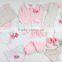 10TB1-7 Pink Color100% Cotton Winter Baby Knitted Clothing Set Baby10Pcs Set With Hanger Package