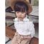 1-6 years 2017 New Wholesale Autumn Cotton Full Sleeves Solid Color Girls Blouses