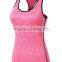 Slub 85% Polyester 15% Spandex Womens Dry Fit Tank Top