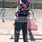 Female dark gray leisure sportswear trousers