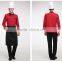 Custom chef works uniform /cheap 100% cotton chef uniform on line sell