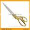 Hot Sale Golden Plating Different Types Of Household Scissors Fabric Cutting Scissors