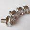 Grade 5 (Ti-6Al-4V) Gr5 titanium hex flange head screw/bolt with safety holes