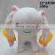 Puella Magi Madoka Magica Incubator Cartoon Stuffed Doll QB Anime Plush Toys 22*34CM