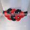 Double-color Cluster Hydrangea flowers Pearl center Sash Belt For Kids