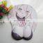Hot sales breast gel wrist rest mouse pad with custom printing