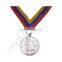 Custom cheap good quality sport metal medals brass silver medals for sale
