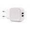 2017 NEW 5V 3.1A/3.4A Wall Type 2 Port USB Power charger for travel