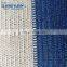 colorful blue and white strip 100% virgin HDPE plastic balcony cover balcony sun shade net