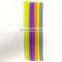 Adjustable printed strap colorful flexible double sided cable tie