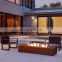 LARGE ANTIQUE FIRE PIT CORTEN STEEL FIRE RING INDOOR