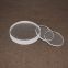 Round shape frosted high temperature borosilicate pyrex glass disc for sight glass