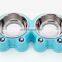 Lovely Cartoon Pets Feeder Double Water Bowls Neck Protection Practical Dog Cat Dog Bowl