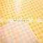 100% cotton Woven laminated PVC checked table cloth with high quality