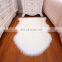 OEM shape faux artificial sheepskin fur rug