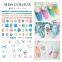 Thin Nail Decal and Sticker Smile Butterfly Flower Dragon Flamingo DIY Slider for Manicure Nail Art Adhesive Home Decoration