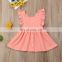 RTS Baby girls sleeveless dresses for summer toddler clothes for summer