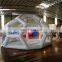 White Christmas snow inflatable igloo tent for a fort and dog