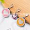 High quality polished electroplating multicolor zinc alloy heart pattern dog id tag