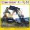 Small garden tractor loader backhoe