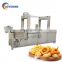 puffed food continuous belt type snack frying machine