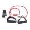 Eco Friendly Workout Fitness Latex Hooks Home Gym Exercise Elastic Resistance Bands With Door Anchor