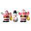 20ft Tall Christmas Inflatable Decoration Santa Claus Snowman Model For Advertising