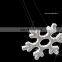 European LED K9 crystal chandelier ced clear crystal chandelier cighting