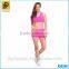 Fashion 2016 Summer New Design Woven Lady Sport Shorts