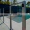 Customized swimming pool glass fences with aluminum post