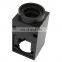 Black anodized sound equipment housing case cnc spare parts CNC 3 axis machining Aluminum part