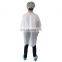 Dispensing fluid resistant Hygienic Nonwoven Fabrics surgery gown PP Lab Coat With Elastic Wrists