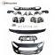 ACLASS W177 TO a45  A style body kit fit for 2019-2021y front bumper grille rear diffuser and exhaust tips modified kit